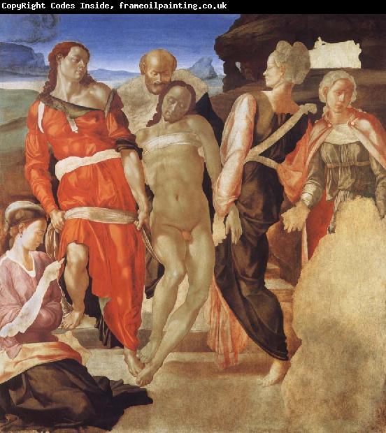 Michelangelo Buonarroti The Entombment